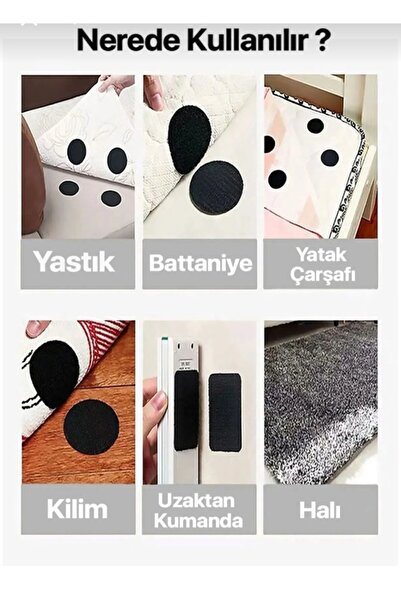 Genel Markalar 1 adet halı kilim koltuk kılıfı kaydırmaz çift taraflı yapışka...