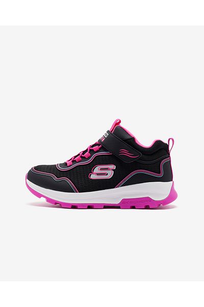 SKECHERS Černé kozačky a kozačky