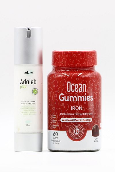 Ocean Adaleb Plus - Chewing Form Gummies, Iron Supplement and Anti-Blemish