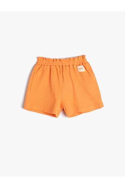 Koton Shorts Ribbed Elastic Waist Cotton