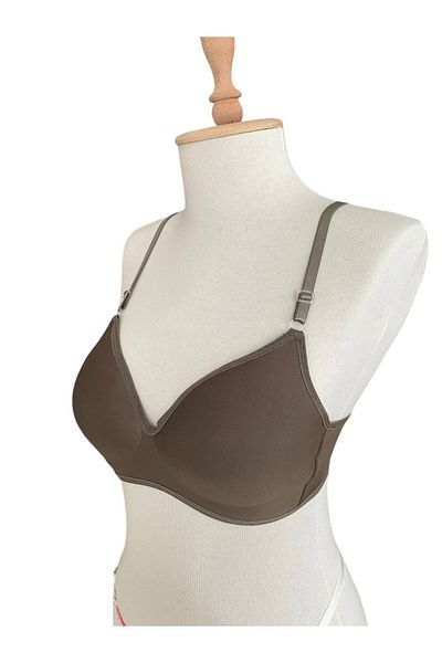 İNSPİRA Sutien fără sârmă Lotus Recovery - B Cup, fără sârmă, tăiat cu laser