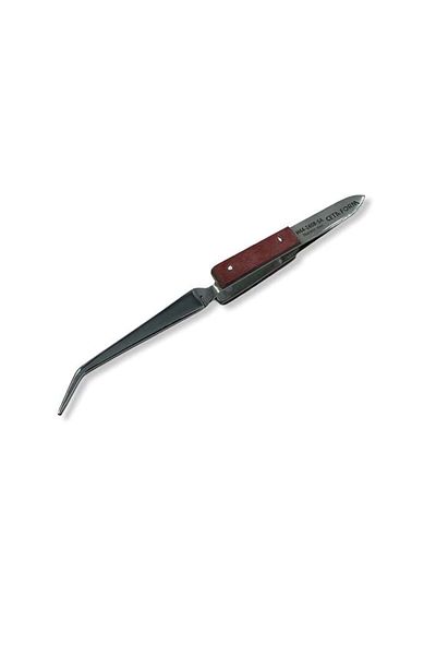 CETA FORM 160 mm Stainless Steel Tweezers - 12 Reverse Tips Oblique Tips