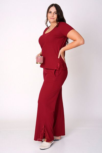 Büyük Moda Lace Detailed Pajamas Set