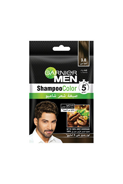 Garnier Men Shampoo Color 3.0 Black Brown