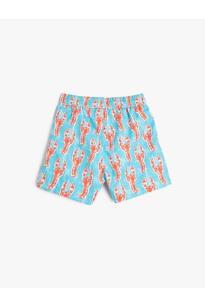 Koton Μαγιό σορτς Lobster Printed Mesh Lined