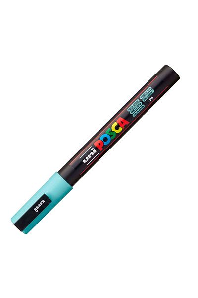 Uni Aqua Green Posca Marker Pc-3M - 0.9-1.3 mm Painting Marker