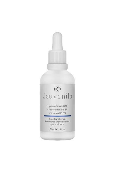 Jeuvenile Ser de îngrijire facială cu acid hialuronic, formulă cu hidratare intensă și anti-îmbătrânire, non-gras, hidratant