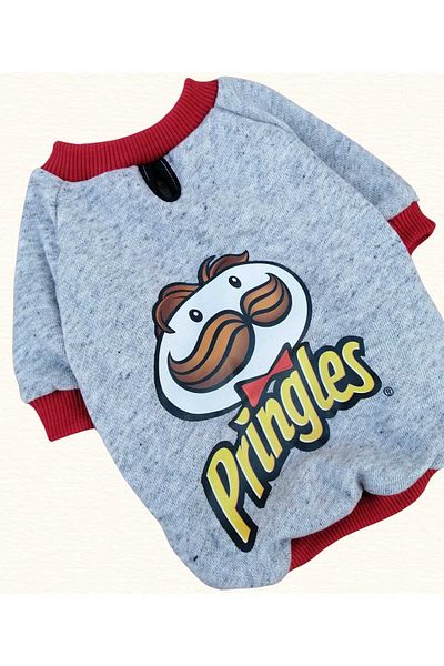 PATİBÖR Pringles 100% Cotton Fabric Dog Sweatshirt