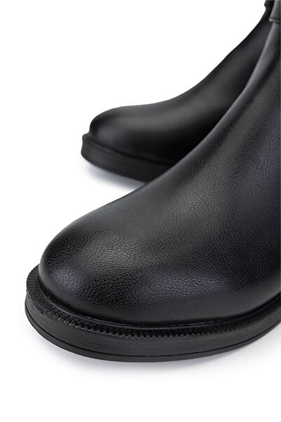 Tamer Tanca Kadın Vegan Siyah Casual Çizme