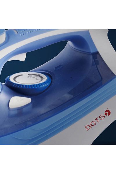 DOTS Steam Iron 0.35 Liter Capacity - Blue - 2220 Watt