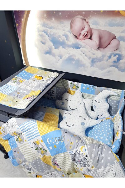 Baby Clime 70X120 Baby Sleeping Set - Without Mosquito Net - Cute Animals (Excluding Park Crib)
