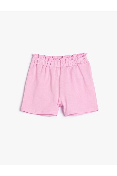 Koton Shorts Basic Elastic Waist Cotton