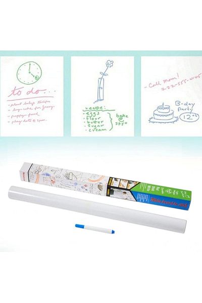 Nisfi Kutur Sticker with Erasable Pen, Blackboard That Can Be Glued to the Wall 60X100 cm