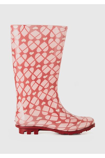 United Colors of Benetton Μπότες βροχής Unisex Pink Mix