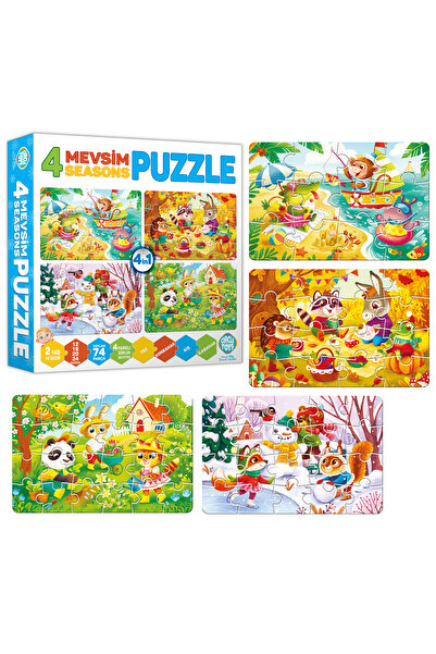Circle Toys Circle Toys Baby Puzzle 4 Mevsim 001