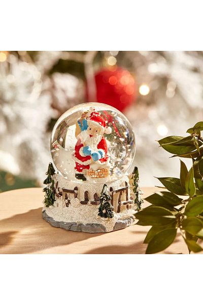 Karaca Startseite Weihnachten Santa Schneekugel
