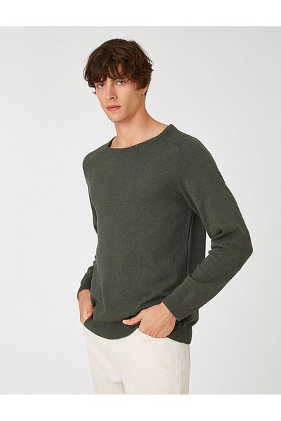 Koton Tricotaj de bază Pulover Decolteu Crew Slim Cut