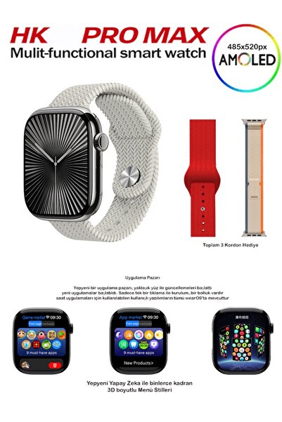 Wearfitpro Watch HK PRO MAX + Son Sürüm Gen4 Yapay Zeka Destekli Sahtesi Çıkmış Dikkat Edin!