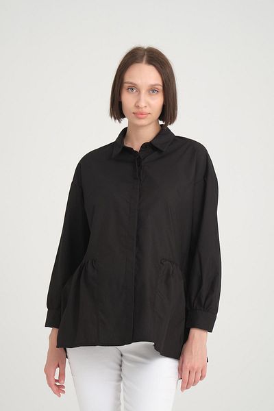 Işşıl Işil B112-Closed Button Cotton Sports Maternity Shirt-Tunika