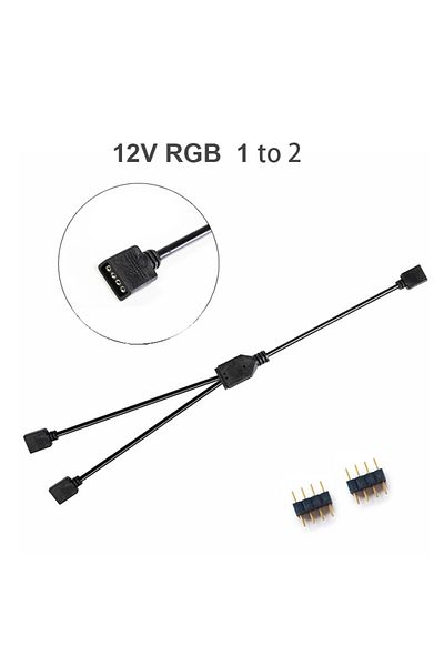 Choice كابل مزامنة اللوحة الأم 30 سم 12 فولت 1 إلى 2 4 سنون 12 فولت RGB 3 سنون 5 فولت ARGB 1 إلى 2/1 إلى 3/1 إلى 4/1 إلى 5 تمديد