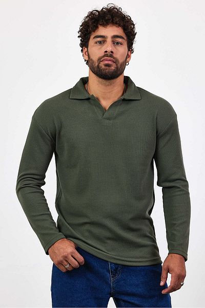 Weyeze Long Sleeve Jacquard T-Shirt Af-K32031Lns