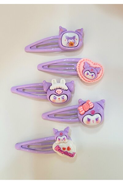 GÜLPEŞE Set de 5 catarame cu tematică cromată