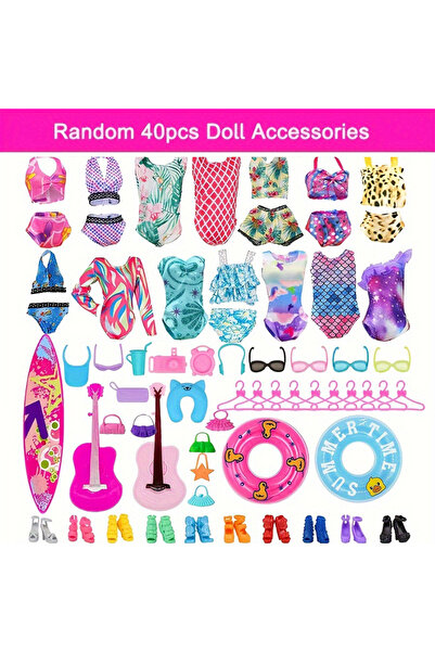 Choice 30 سم 40 قطعة نمط عشوائي 40 قطعة/المجموعة 11.5 بوصة فتاة ملابس الدمية ...
