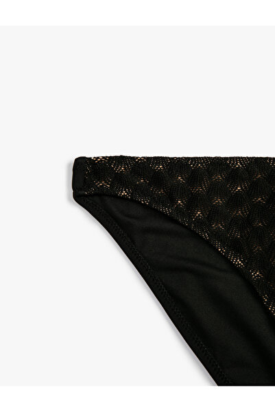 Koton Bikini Bottom Textured Normal Waist