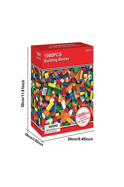 Choice1 1000 قطعة مع صندوق، 500-1000 قطعة من مكعبات البناء الإبداعية، مجموعة ...