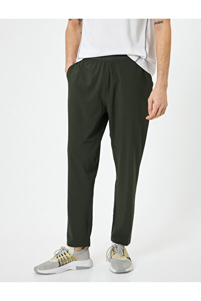 Koton Slim Fit Sports Sweatpants - Ελαστική μέση και λεπτομέρεια τσέπης τηλεφώνου