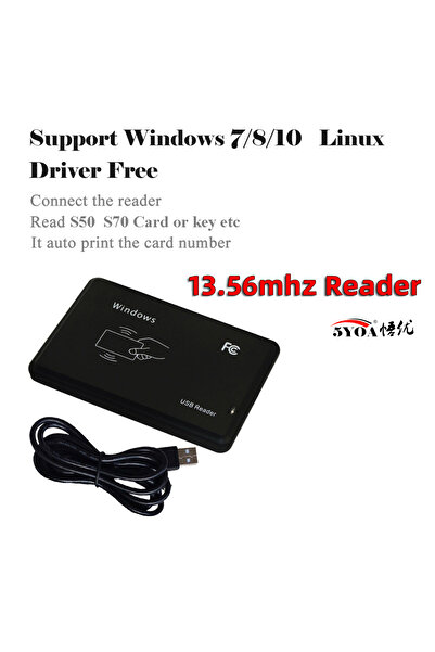 Choice4 IC Read02 13.56mhz 5YOA 125KHz 13.56MHz RFID Reader USB Proximity Sen...