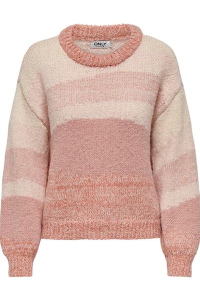 ONLY Onljenny Life Ls O-Neck Knt Powder 15327620