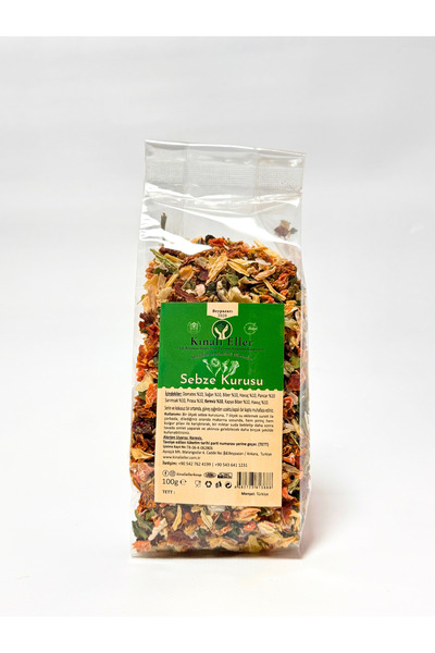 Kınalı Eller Kadın Kooperatifi Doğal Yemeklik Sebze Kurusu Karışımı 100gr.