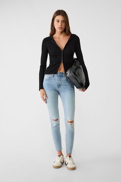 Stradivarius 1420 low-waist skinny jeans