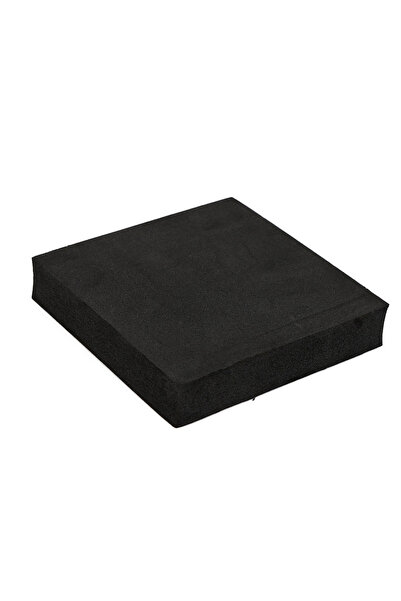 Choice مجموعة من 4 قطع من وسادات الإسفنج المضادة للاهتزاز، سوداء اللون، مربعة...