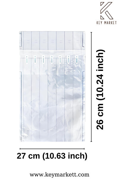 KEY Market 20 Adet-paket 27x26 Cm Airpack Ambalaj Torbası Airbag Havalı Poşet...