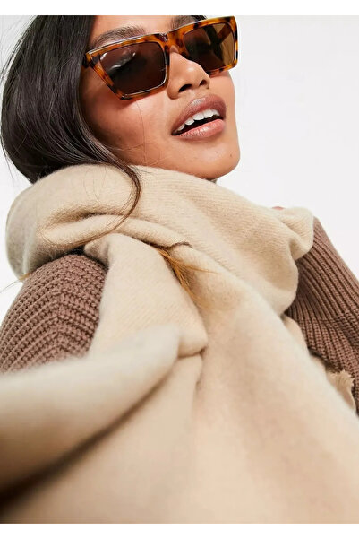 MinaCarin Eșarfă groasă unisex uni bej