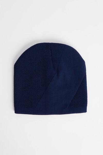 Tudors Men's Winter Navy Blue Beret