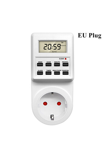 Choice5 EU Plug TM03 Digital Timer Sket Electronic Timing Switch 24h Kitchen ...