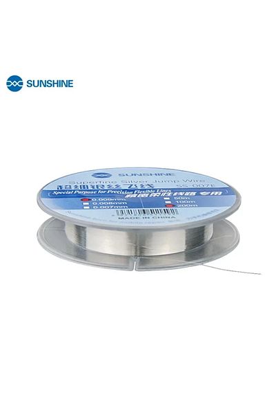 Choice SUNSHINE SS-007E Ultra-fine Silver Wire Flying Wire for Mobile Phone Repair 0.007mm 0.0.9mm Ultra...