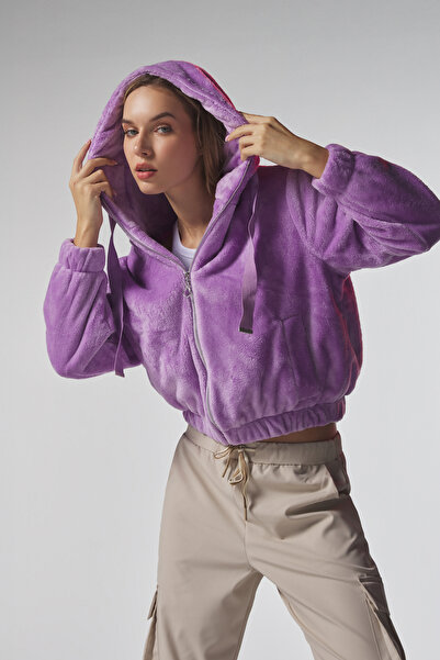 PEPP JEANS KAPÜŞONLU PELUŞ KADIN MONT