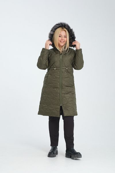 NARİKA Large Size Quilted Coat