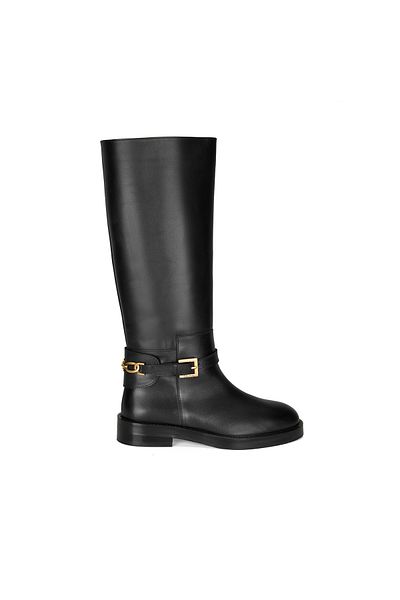Desa Women's Black Leather Boots