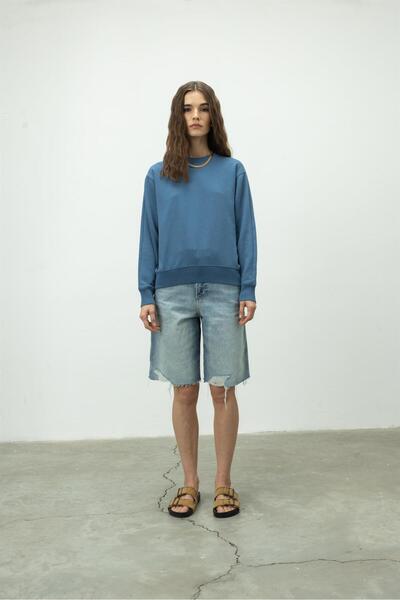 TUBİA Φούτερ με λαιμόκοψη Basic χωρίς σημαία