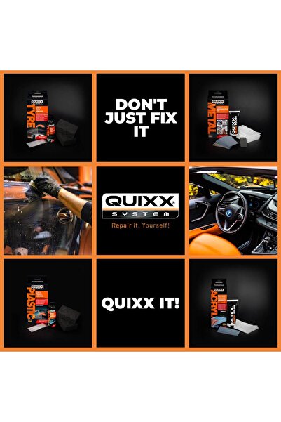 QUIXX Oto Boyası Taş Izi Onarım Seti-siyah Boya