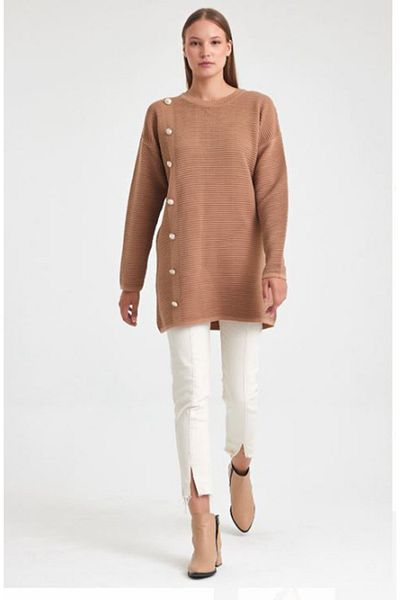 Store Buttoned Knitwear Sweater - Standard Size (Size S,M,L,Xl)