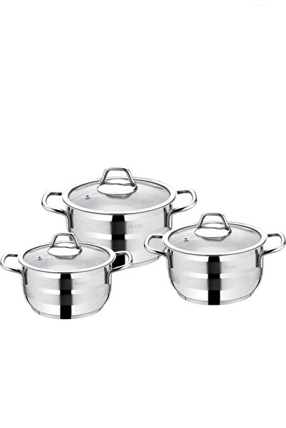 ÖZLİFE Özlife Ada 6 Parça Sade Güveç Tencere Seti  517