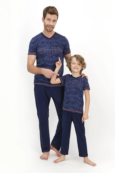 Arnetta 1353 Σετ πιτζάμες για αγόρια Navy Blue