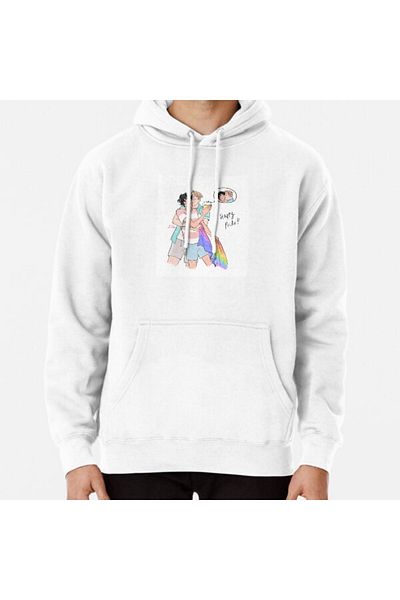 Hvit Stein Happy Pride Printed Sweatshirt