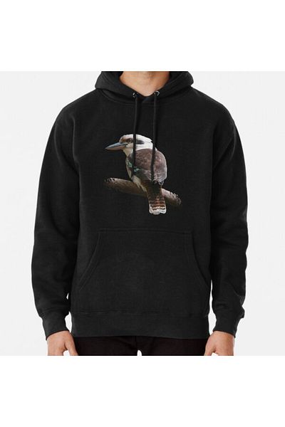 Hvit Stein Φούτερ με στάμπα Kookaburra